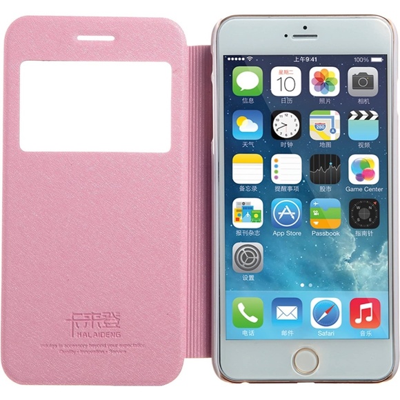 Kalaideng Pink Iceland 2 Series Folio PU Leather Phone Case for iPhone 6 Plus - Picture 1 of 8